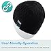 Mydeal Bluetooth Beanie Hat Winter Warm Soft Knit Cap with Wireless Headphone Headset Earphone Stereo Speaker Microphone Hands Free for Outdoor Sport,Compatible with Iphone Android Cell Phones - Black