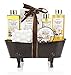Spa Gift Basket Refreshing Fragrance Enriched with Natural Argan Oil, Perfect Wedding, Birthday or Anniversary Gift, Bath gift Set Includes 8pc Spa Set Women Gift (Vanilla Argan Oil)