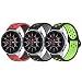 KADES Galaxy Watch 46mm Bands, Gear S3 Bands, 22mm Universal Replacement Strap with Quick Release Pin Compatible for TicWatch Pro, Amazfit Stratos Smart Watch (Gray Green Red) primary