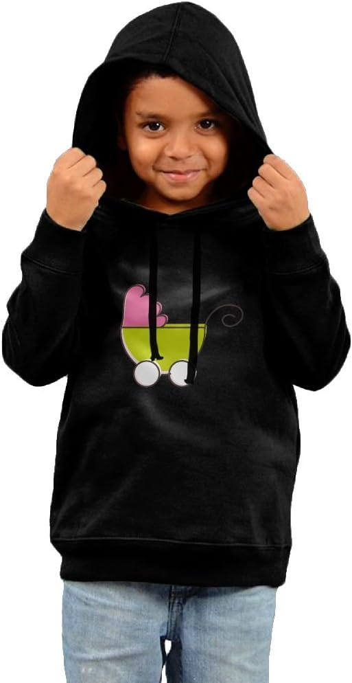 Maia Yellow Cardle Christmas Day Gift Kid's Cotton Pollover Hoodie Sweatshirt