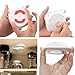 goldmore Puck Lights with Remote Control, 6 Pack LED Tap Lights Battery-powered Touch Lights-Kitchen Under Cabinet Lighting,Stick on Push Lights for Closets,Pantries-White