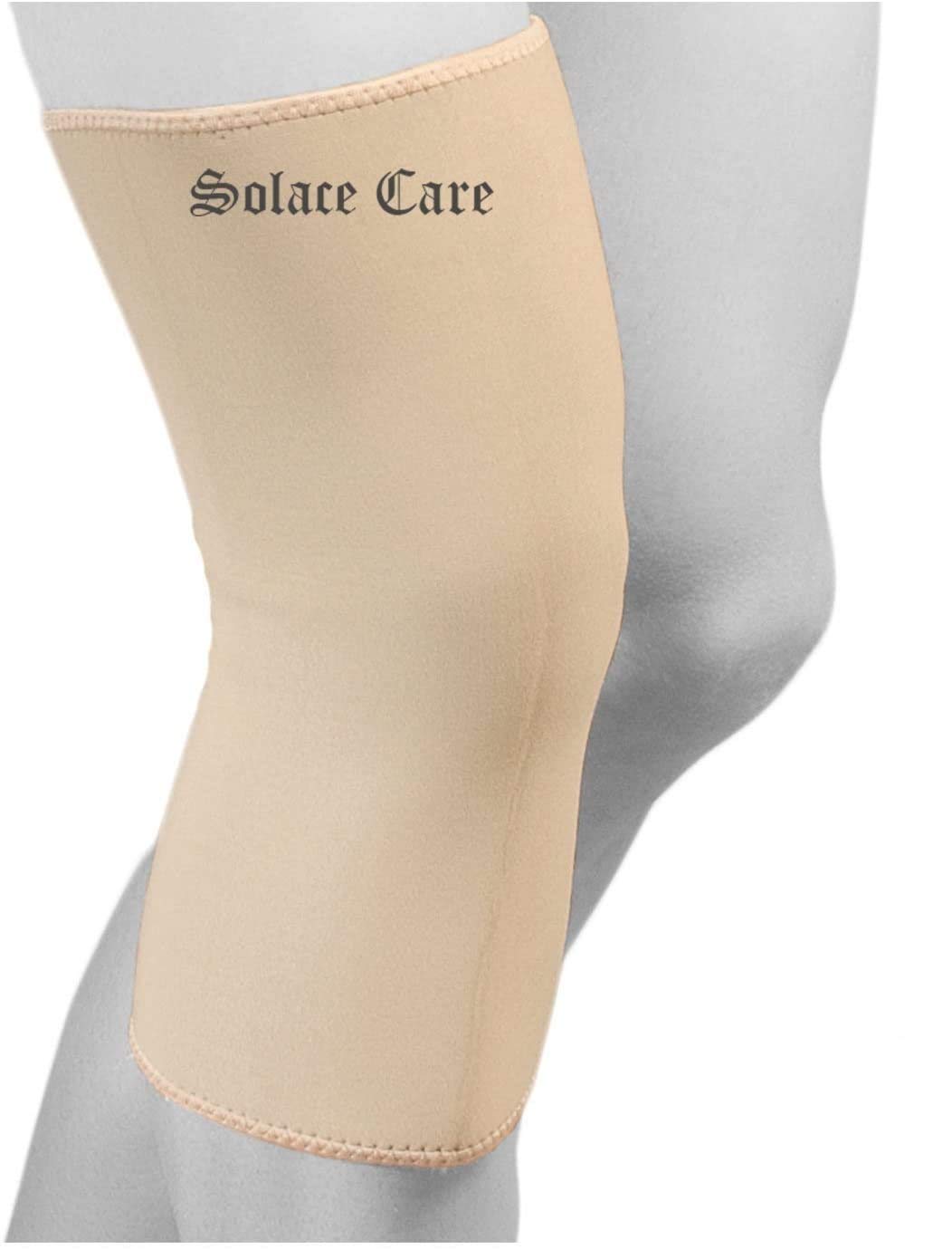 Advance Neoprene Closed Patella Knee Brace - Heat Retention Warm Wrap - Arthritis Pain Relief, Patella Dislocation, Bursitis, Ligament,Tendon & Sprain by Solace Care (XXL)