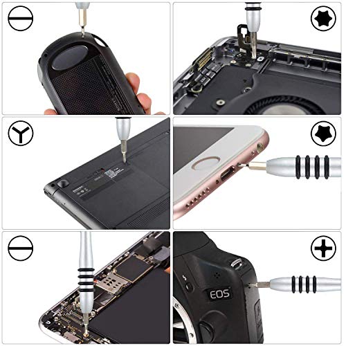 Precision Screwdriver Set, Apsung 110 in 1 Professional Screwdriver set, Multi-function Magnetic Repair Computer Tool Kit Compatible with iPhone/Ipad/Android/Laptop/PC etc  (Yellow) - Thumbnail 4