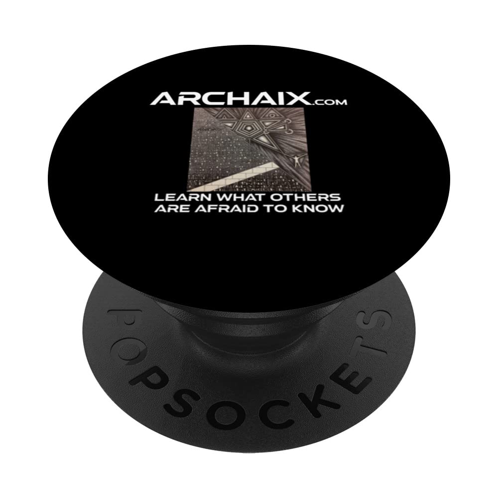 Archaix - Learn What Others Are Afraid To Know - WHITE FONT PopSockets Swappable PopGrip