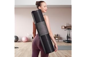 Yoga Mat Bag with Adjustable Strap, Drawstring Water Bottle Pocket, Stylish & Functional Fitness Mat Holder for Women & Men, 
