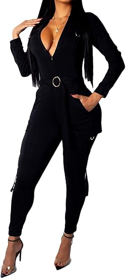 skinny jumpsuit with sleeves