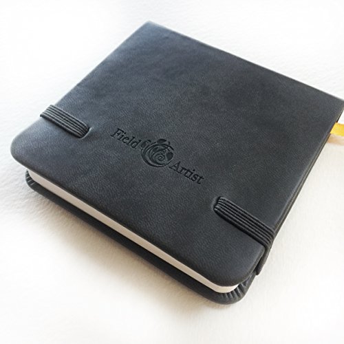 Field Artist 4 in. x 4 in. Square Watercolor Journal, Hardbound with 80