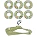 Baby Closet Dividers for boy and girl infant (6 Dividers+ 6 Hangers) Gender Neutral Nursery Clothes Organization |Baby Clothes Organizer| Baby Clothes Separator (Size Newborn-24/month) Closet Dividers