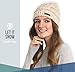 Brook + Bay Cable Knit Beanie Winter Hat for Women - Warm, Chunky, Soft Stretch, Thick & Cute Knitted Caps for Cold Weather