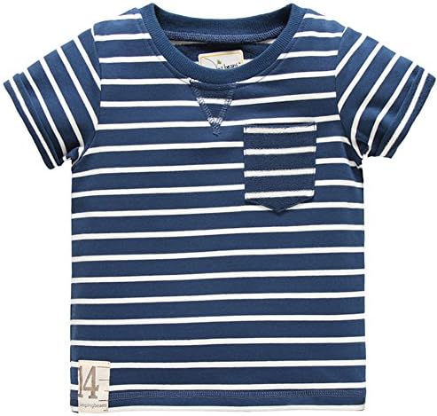 Jobakids Little Boys' Summer Cotton Short Sleeve Clothing Sets