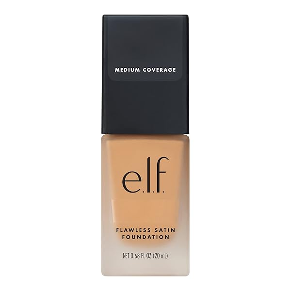 E.L.F. FLAWLESS FINISH FOUNDATION | LIGHTWEIGHT, MEDIUM COVERAGE & SEMI-MATTE | NUDE | 0.68 FL OZ (20ML) (PACKAGING MAY VARY)
