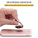 Finger Phone Ring Holder Stand, COCOFU 2pcs 360 Degree Rotation and 180 Degree Flip Zinc Alloy Anxiety Relief,Universal Phone Stand for iPhone, iPad, All Android Smartphones, Tablet(Rose Gold)