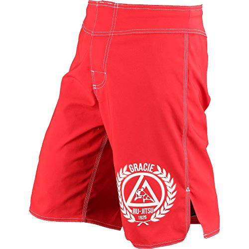 Gracie Jiu-Jitsu Royal Red Fight Shorts Red 44