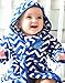 Neat Solutions Extra Soft & Warm Hooded Baby Bathrobe, Playful Whale, 0-9 Months, 13.7 x 7.2 x 2.2 Inch (HR136)