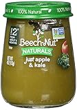 Beech-Nut Stage 2 Baby Food, Just Apple/Kale, 4.0 Ounce (Pack of 10)