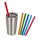 Housavvy Toddler Tumbler with Lid and Straw, Double Wall Stainless Steel, 12 Oz