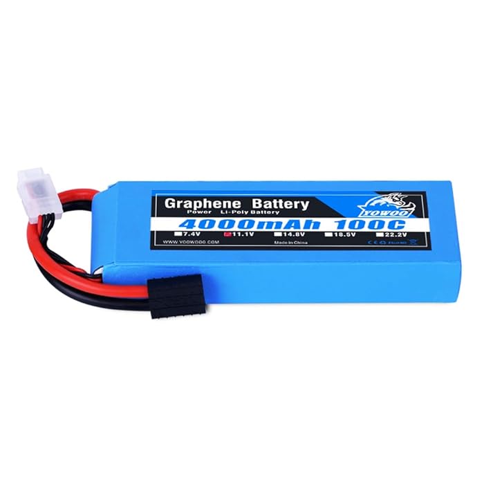 Buy YOWOO Graphene Battery 11.1V 4000mAh 100C 3S Lipo Battery with