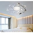 European Mirror Sticker for ceilling Decoration, DIY Top ceilling Mirror Wall Sticker, top Lighting The Ceiling Chandelier Around Decorative Mirror Frame Sticker