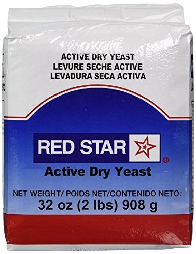 RED STAR BAKING YEAST, VACUUM PACKED, 2-POUND ( MULTI-PACK)5
