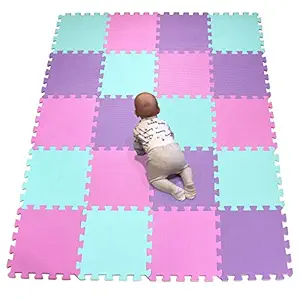 YIMINYUER R03R08R11G301020 20 Pieces (30 cm x 30 cm x 1 cm Single), Baby Puzzle Mat, Play Mat, Baby Puzzle Mats, Children's Play Mats