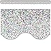 Teacher Created Resources Silver Sparkle Scalloped Border Trim (TCR8765)