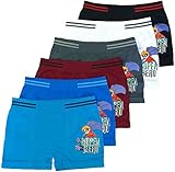 ToBeInStyle Boy's Pack of 6 Seamless Boxer Briefs 