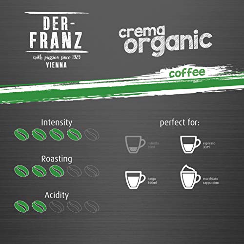 Der-Franz Crema-Bio-Kaffee UTZ, gemahlen, 1000 g – Bild 3