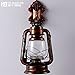 INJUICY Kerosene Wall lantern Light, Vintage Metal & Glass Wall Sconce Lights for Bedroom Living, Dining Room, Cafe Bar, Hallway Décor