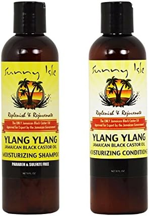 Sunny Isle Moisturizing Ylang Ylang Shampoo 8oz &amp; Conditioner 8oz Duo "Set"