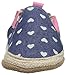 Robeez Girls' Heart Mania Slip-on, Heart Mania Navy, 12-18 Months M US Infant