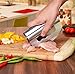 Utopia Kitchen Mezzaluna Chopper and Knife - Double Blade - Stainless Steel Mincing Knife - Multipurpose Use for Home Kitchen or Restaurant