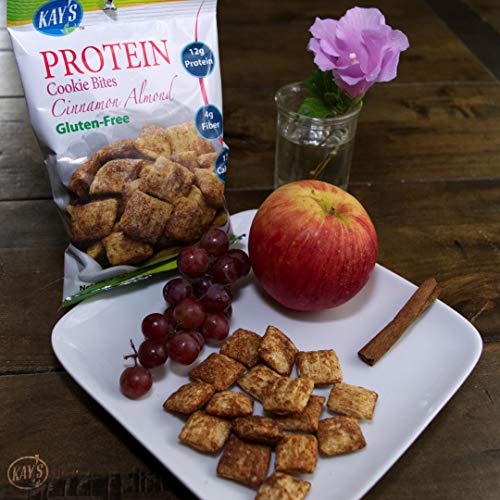 Kay's Naturals Protein Cookie Bites, Cinnamon Almond, GlutenFree, Low