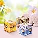 Scented Candles 3 Pack Gift Set, Lavender,Peach and Grapefruit, 3 x 4 Ounce Eco-Friendly Natural Soy Wax Candle - Portable Travel Tins Candle for Hotel - Gift for Her
