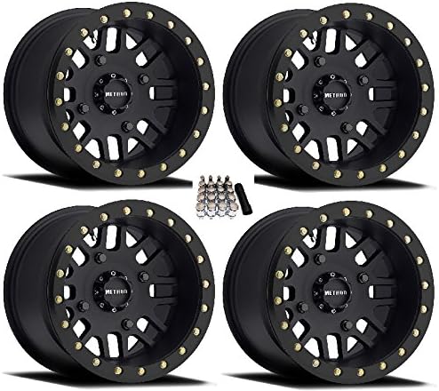 Method 406 Beadlock Wheels/Rims Black 15x8/15x10 Can-Am Maverick X3 / Pioneer 1000