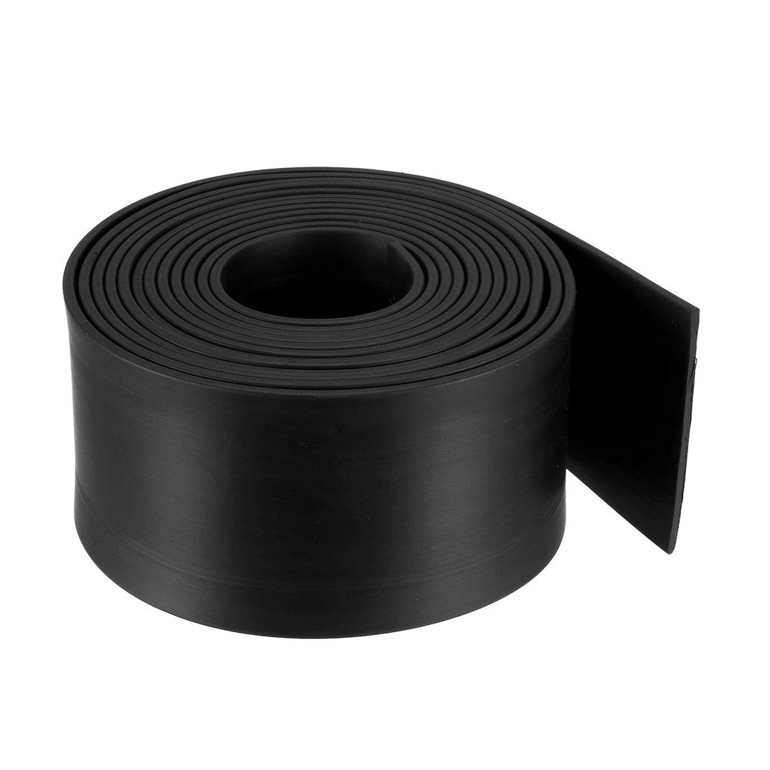 sourcing map Solid Rectangle Rubber Seal Strip 60mm Wide 3mm Thick, 3 Meters Long Black