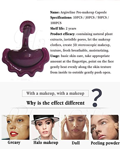 Plant Gift- Argireline Pre-makeup Capsule -Brightening rejuvenation, stealth pores, shaping a good skin-10 PCS - Thumbnail 4
