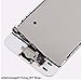 Cellphoneage Replacement Digitizer with Home Button, Bracket, Flex, Sensor, Front Camera, Frame Housing Assembly Display Touch Panel for iPhone 5S Bundle with Repair Tool Kit