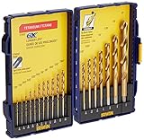 Irwin Tools 18-Piece Titanium Turbomax Drill Bit Set with Pro Storage Case