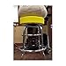 Richardson Seating Double Rung Backless Swivel Bar Stool with Chrome Frame, Yellow