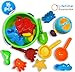 Toys Icon Beach Baby Toy 16-Piece Set + Sand Bucket + Zippered Bag + Ebook: Talented Kids Secrets! Play in the Pool or Sandbox