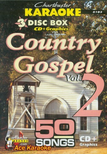 Chartbuster Karaoke Country Gospel Favorites 3-CD+G Set – 50 Songs (5103)