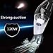 Handheld Car Vacuum Cleaner 120W,NUWA 12V Portable Mini Wet/Dry Auto Vehicle Vacuum Dust Buster with 16.4FT (5M) Power Cord with Cigarette Lighter, 4000PA Suction High Power Hand Vac (Black)