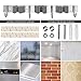 Broom Mop Holder Wall Mount - Tsmine Stainless Steel Wall Mounted Garden Tool Heavy Duty Storage Tool Rack Storage & Organization for Your Home,Kitchen,Bathroom,Garage,Closet and Shed(3 Racks 4 Hooks)