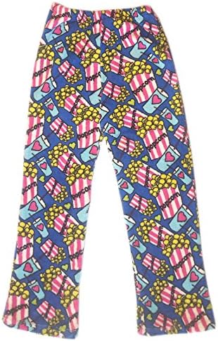 Confetti and Friends Fuzzy Plush Pants - Popcorn Love - 7/8
