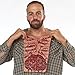 California Costumes Men's Zombie Chest, Flesh/red, One Size