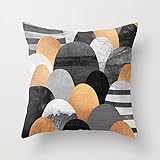 LOOKTY Copper Rocks standars home decorations pillow covers cushion covers pillowcase for sofa 18 x 18 inches