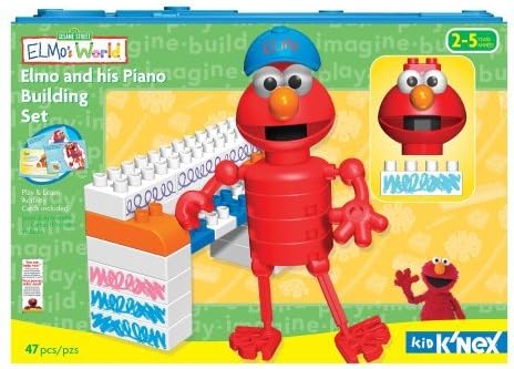 hanamaruko521／ELMO ９.６kg【800g×12袋】 Kid Knex Plaza Sesamo Elmo y su Piano Jeugo de Construccion 47 pcs