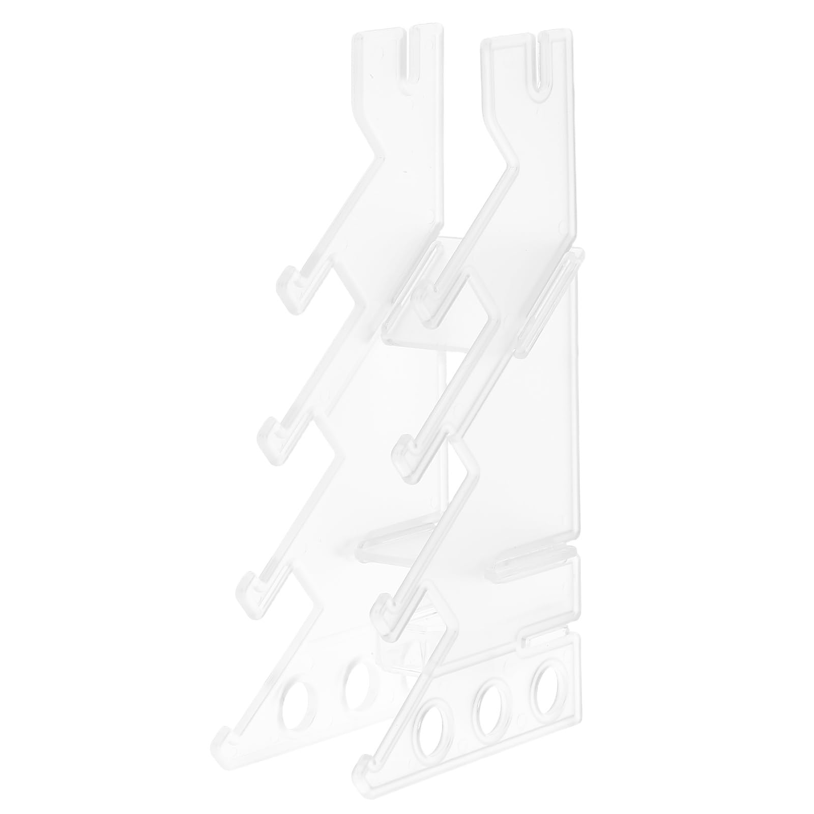 Abaodam Finger Skateboard Storage Rack Plastic Finger Skateboard Stand Space Saving Display Rack Unique Design Multi Functional Use Suitable for Home Organization and Toy Display