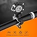 Vonpri [3 Pack Flashlight Holder, Mount Bicycle Mounting Bracket Flashlight Holder Torch Clip 360º Rotation (White)