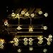 Goodia LED String Lights, Battery Operated 40 LED Gold Moroccan for Bedroom,Curtain,Patio,Lawn,Landscape,Fairy Garden,Home,Wedding,Holiday,Christmas Tree,Party (Warm White)